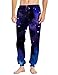 RAISEVERN Unisex 3d Galaxy Space Printed Casual Novelty Sweatpants Jogger pants, Galaxy Space, S