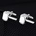 Zealmer 316L Stainless Steel Cufflinks Shirt Studs Business Wedding Gifts for Men