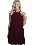 Blooming Jelly Women's Halter Sleeveless Hot Shift Dress