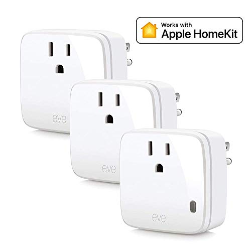 Eve Energy - Smart Plug & Power Meter with built-in schedules, switch a connected lamp or device on & off, voice control, no bridge necessary, Bluetooth Low Energy (Apple HomeKit) - 3 pack - Thumbnail 6