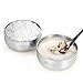 Stainless Steel Bowl for Kids Double-deck Insulated Mixing Bowls Set with Spoon by Meluoher,2 Pieces