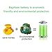 RayHom D Batteries Rechargeable 10,000mAh Ni-MH High Capacity Battery (12 Pack)