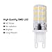 Warmoon G9 LED Light Bulbs,7W(60W Halogen Equivalent),Daylight White(6500K), 4014 SMD 46 LEDs 360 Degree Beam Angle LED Bulbs (Pack of 6)
