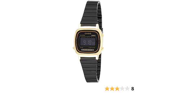 Casio LA670WEGB-1B Gold/Black Vintage Series Stainless Steel Women's  Digital Watch : Amazon.com.au: Clothing, Shoes \u0026 Accessories