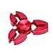 Hot Sale! AMA(TM) Hands Spinner Tri-Spinner Fidgets Fingertip Bearing Toy EDC Focus Gyro Toy (Red)