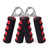BOOMIBOO Hand Grip Strengthener, Hand Soft Foam Manual Exerciser, Rapid Increase of Wrist, Forearm and Finger Strength Exercise Equipment, 2 Pack