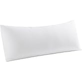 MIULEE Throw Pillows Inserts, 14x36 Inch 100% Virgin Fiber Filling Bed Couch Pillows