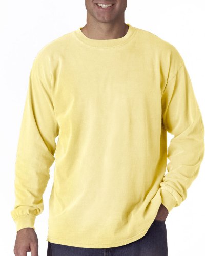 Comfort Colors Men's Ringspun Garment-Dyed Long-Sleeve T-Shirt