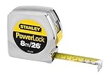Stanley 33-428 8m/26' x 1" PowerLock Tape Rule (cm Graduation)