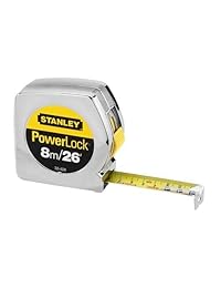 Stanley 33   428   8 M 26 "x 1" Powerlock   Cinta métrica Regla (cm Graduación)