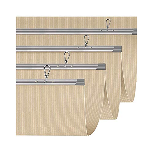 AOTNZ Welle Sun Sonnensegel, Terrasse Einziehbar Schatten Baldachinabdeckung, Durchlässig Schieben Sie Den Draht…