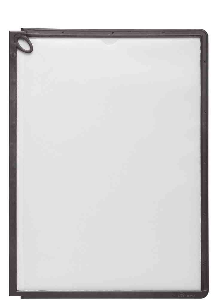 Durable Sherpa Panel 560600 Display Panel A4 Polypropylene, Pack of 5 graphite