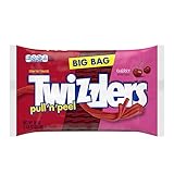 TWIZZLERS Pull 'n' Peel Licorice Candy, Cherry, 28 Ounce Big Bag