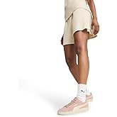 PUMA Womens Her 5 Inch High Waisted Shorts Casual Bottoms Casual Comfort Technology - Pink