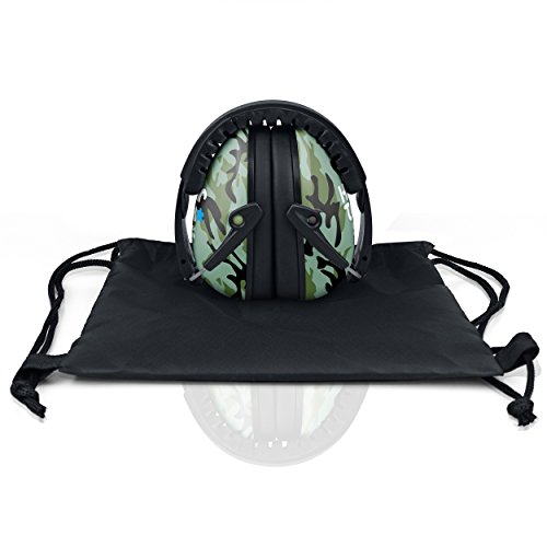 HearTek Kids Earmuffs Hearing Protection with Travel Bag- Junior Ear Defenders For Children, Padded Baby Ear Protection, Infants, Small Adults, Women - Adjustable Protector Noise Reduction Ear Muffs - Thumbnail 5