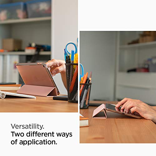 Spigen Smart Fold Compatible con iPad Air 3 10.5 Pulgadas (2019) Funda - Oro Rosa - Imagen 5