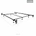 STRUCTURES STEELOCK Hook-In Headboard-Footboard Heavy Duty Steel Bed Frame - Metal Bed Rails - Twin