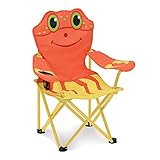 Melissa & Doug Sunny Patch Clicker Crab Folding Beach Chair for Kids