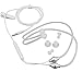 Eoncore 3.5mm Stereo Air Tube Wired Earphone Anti-Radiation Binaural Headsets Noise Isolating Earbuds with MICR. for Mobilephone