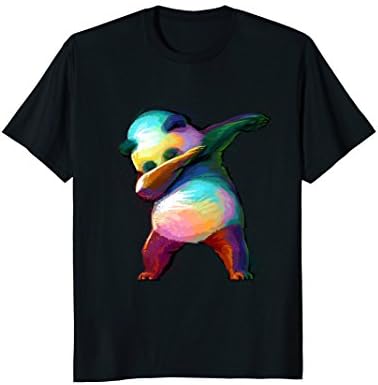 Mens Dabbing Panda Shirt XL Black