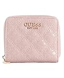 GUESS Gaia Small Zip Around Wallet, Blush