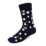 Parquet Men's Novelty Fun Crew Socks for Dress