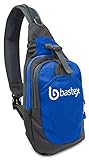 Bastex On the GO Blue Mid Size Over the Shoulder Mobile Device Accessories Multi-Purpose Utility Bag Mini Backpack Over The Shoulder Sling Pack