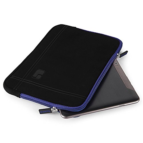 10.1 Inch Tablet Sleeve Laptop Pouch Cover Carrying Case Briefcase 10.1 Inch for Samsung Galaxy Tab A SM-T580 / Tab S3 / Huawei MediaPad M2 / MediaPad T1 10 / MediaPad 10 Link (Black/Blue)