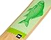 Bamboo Skateboards Green Fish Graphic Skateboard Deck, 7.75