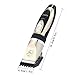 KOBWA Dogs' and Cats' Rechargeable Electric Pet Shaver, Low Noise, Gold