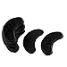 uxcell Nonslip Rubber Shoes Heels Sole Guard Plates Taps 10Pcs Black