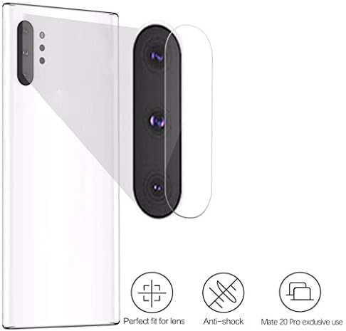 Crytech Tempered Glass Screen Protector Camera Lens Compatible for Samsung Galaxy Note 10 Plus/Note 10+/Note 10 Pro 5G, Ultra Thin Transparent High Definition Rear Camera Lens Protector (1 Pack)