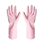 Mackertop Latex Cleaning Glove Kitchen Gloves Thickening Waterproof Dishwashing Gloves Household Gloves 1 Pair