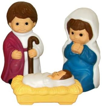 Lighted, Light Up, Christmas Indoor/Outdoor Yard or Lawn Decorations (Child Nativity Scene Set)
