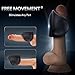 Vibrating Male Masturbator, Handhold Men Masturbation Penis Vibrator with 10 Modes for Glans Ejaculation, Allovers Adjustable Size Male Vibrator Sex Toy for Improving Men’s Sexual Stamina.