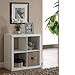 Better Homes and Gardens Bookshelf Square Storage Cabinet 4-Cube Organizer White