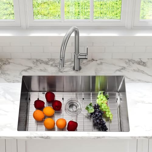 Stainless Steel Kitchen Sink – 10 Inch Deep Single Bowl, Drop in/Topmount Works…