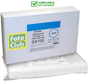 Foto Club Compatible Fuji DX100 CYAN Ink Cartridge - 200ML