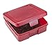 IRIS USA, WL-60 and MCC-130 Combo, Holiday Wing-Lid Box, Ornament Dividers, and Small Storage Box Combo, 60 Qt, Red, 1 Pack