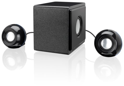 GPX HT12B 2.1 Channel Home Theater Speaker System (Black,3)
