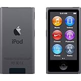 Music Player iPod Nano 7th Generation 16gb Space Grey Packaged in Plain White Box