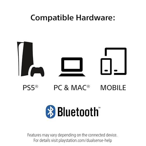 PLAYSTATION DUALSENSE™ WIRELESS CONTROLLER – MIDNIGHT BLACK – FOR PS5, PC, MAC & MOBILE