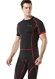 TM-MUB13-KKR_X-Large Tesla Men's Short Sleeve T-Shirt Cool Dry Compression Baselayer MUB13