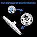Rain Shower Head High Pressure, WarmSpray Rainfall Shower Head for Bathroom With 9 Inch Large Coverage- Relaxed Waterfall Shower Experience