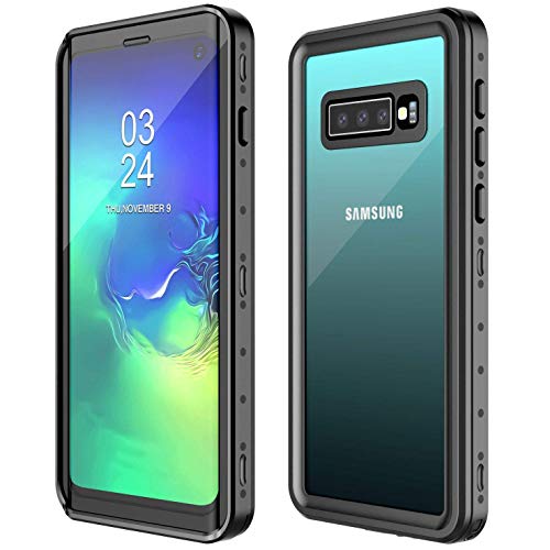 Samsung Galaxy S10 Waterproof Case, POTALUX S10 Case Built in Screen