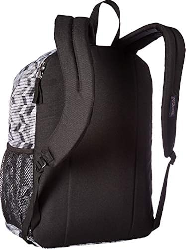 Jansport Unisex Digital Student Backpacks, Black Motif Chevron, One Size in Saudi Arabia | Whizz Backpacks Jansport Unisex Digital Student Backpacks, Black Motif Chevron, One Size in Saudi Arabia | Whizz Backpacks