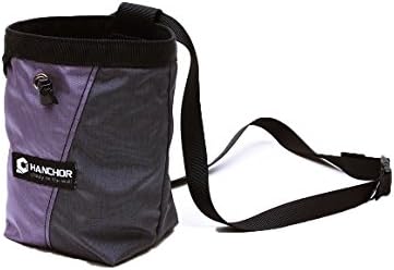 HANCHOR Kangaroo 2-in-1 Chalk Bag, w/ Built-in Chalk Sock and Adjustable Quick-clip Waist Belt, and Drawstring Closure - For Rock Climbing, Bouldering &amp; Gymnastics