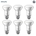 Philips LED Dimmable R20 Soft White Light Bulb with Warm Glow Effect 450-Lumen, 2700-2200-Kelvin, 6-Watt (45-Watt Equivalent), E26 Base, Frosted, 6-Pack
