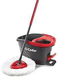 O-Cedar EasyWring Microfiber Spin Mop and Bucket Floor Cleaning System