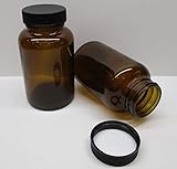 Heavy Glass Medical Packer Bottles Wide Mouth with